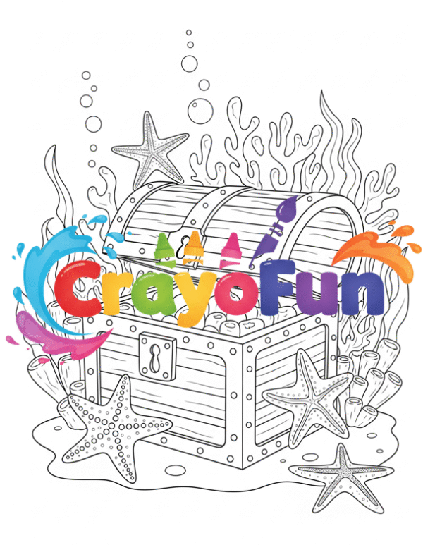 Under the Sea Coloring Book – A Fun and Captivating Printable Adventure for Kids Ages 6–7 - Image 3