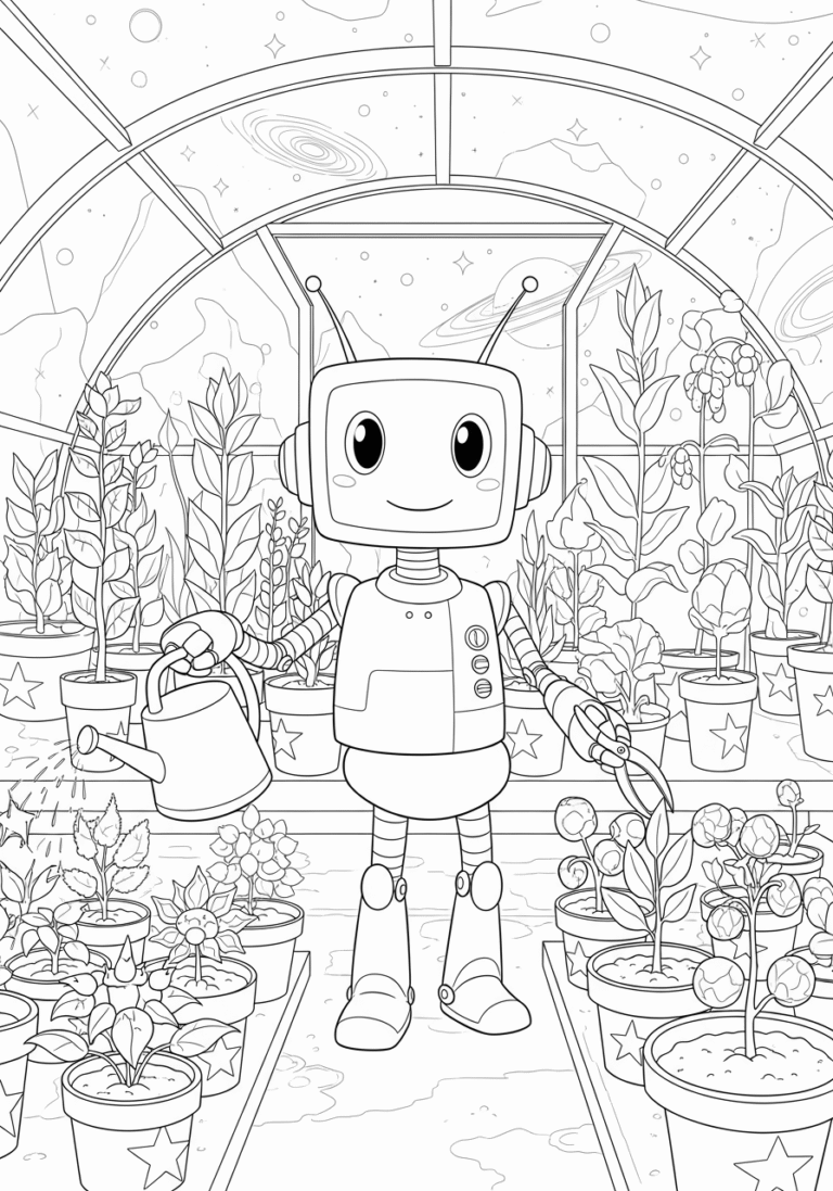 Space and Galaxies coloring book for kids ages 8-12