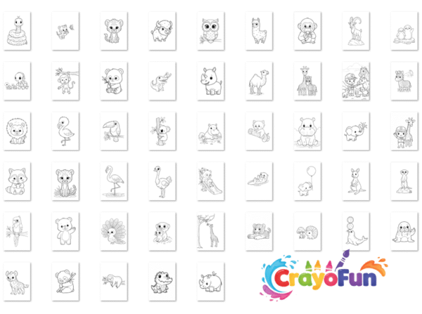 At the Zoo: The Perfect Coloring Book for Curious Kids Ages 3–5 - Image 2