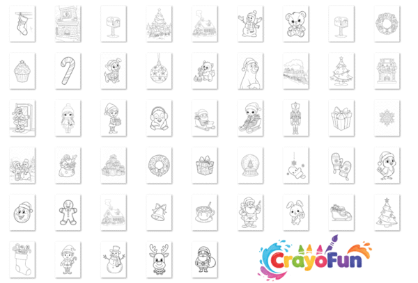Christmas Coloring Book – Fun & Easy Holiday Coloring for Kids Ages 3–5 - Image 6