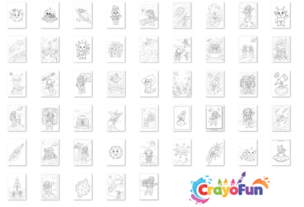 Space Explorers Coloring Book: A Magical Coloring Experience for Kids Ages 6–7 - Image 4