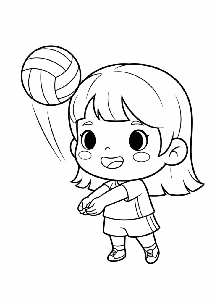 Sports for Kids Coloring Book