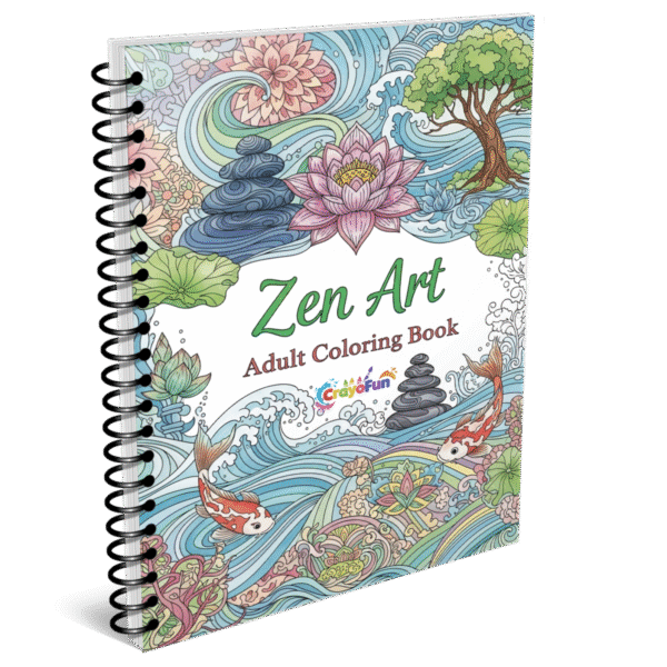 Zen Art Adult Coloring Book