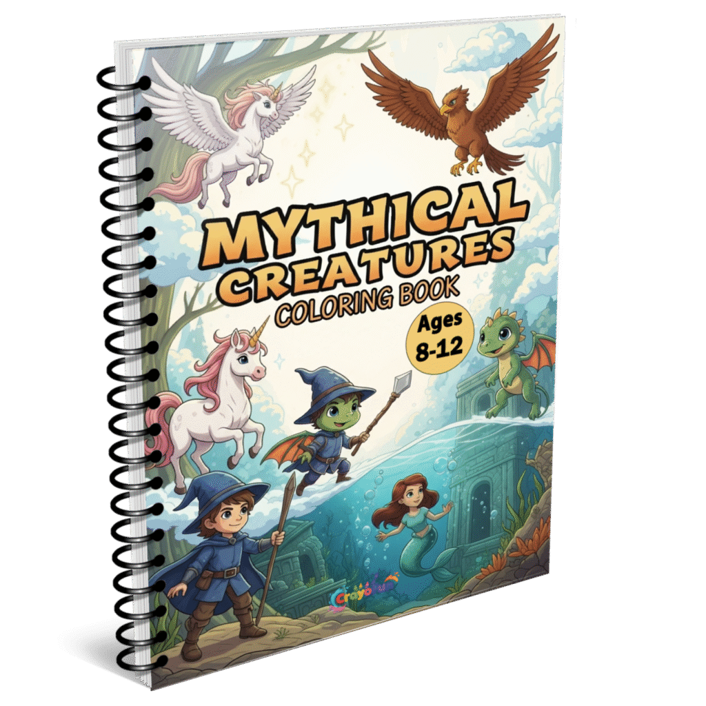 Mythical Creatures Coloring Book