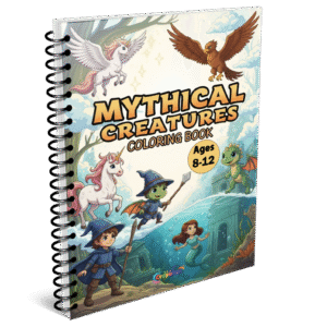 Mythical Creatures Coloring Book