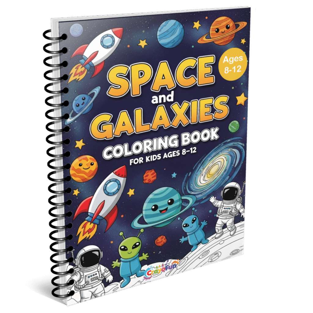Space and Galaxies Coloring Book