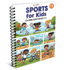 Sports for Kids Coloring Book