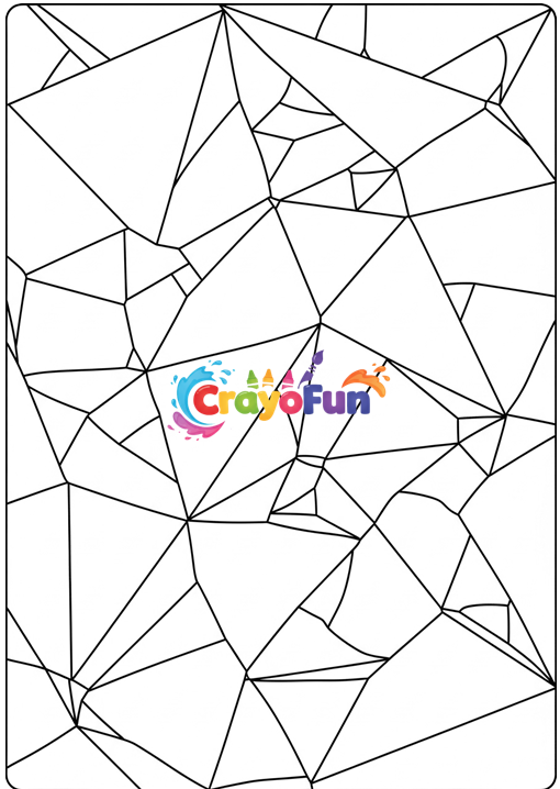 50 Amazing Geometric Shapes – Adult Coloring Book for Stress Relief and Mindfulness ✅ - Image 4