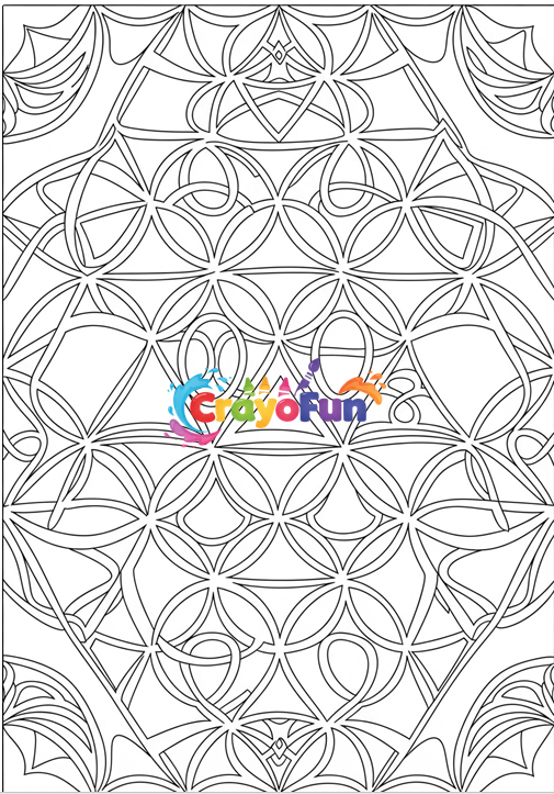 50 Amazing Geometric Shapes – Adult Coloring Book for Stress Relief and Mindfulness ✅ - Image 6