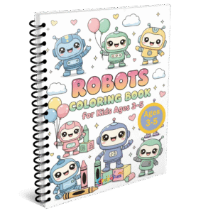 Robots Coloring Book
