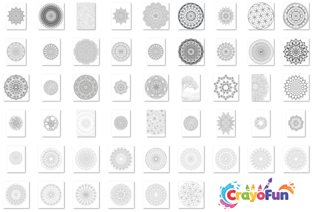 Complex Mandalas – 50 Intricate Designs Adult Coloring Book for Deep Relaxation & Mindfulness - Image 2