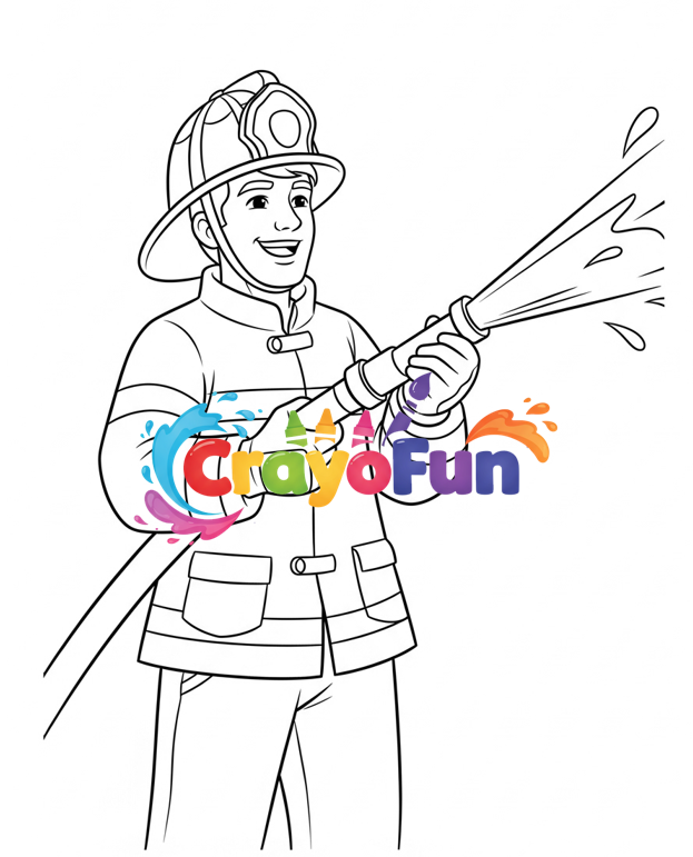 Amazing Jobs Coloring Book for Kids Ages 6–7 - Image 4